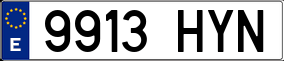 Truck License Plate